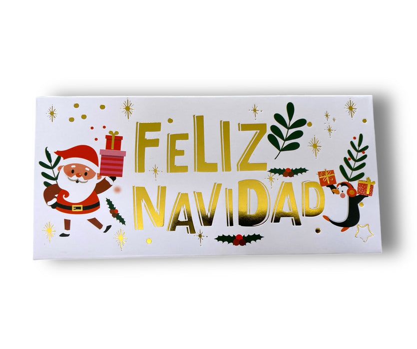 Sobres para dinero metalizado - NAVIDAD (5 pz)